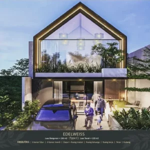 smart valley modern residence dago tipe edelweiss