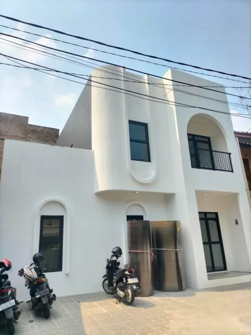 Rumah Baru Gaya Santorini Ready Stock Di Setiabudi Regency